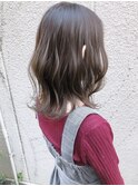 柔らかい外はねミディ