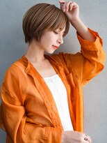 カンナ(Canna) 丸みショート/前髪カット/マロンベージュ/髪質改善/tokio/20代
