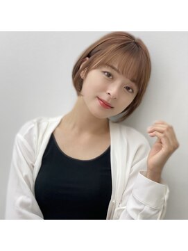 プリマ アンジュ 中目黒店(PRIMA ange) 丸みBOB×アッシュベージュ　PRIMA ange 中目黒