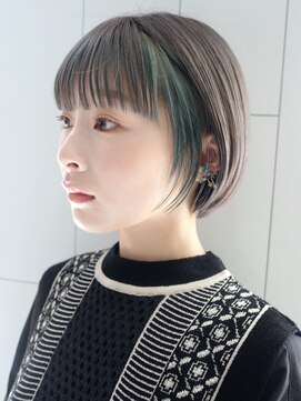 アルバム 銀座(ALBUM GINZA) インナーグリーン_ショコラベージュボブルフ_ba341013