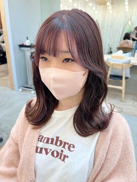 ロンドアジュール 横浜(Lond azur) 艶髪ピンクカラー×韓国くびれヘア