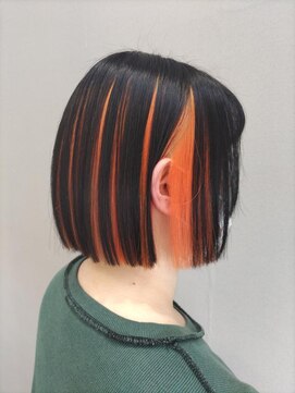 ヘアー ル シェーヌ キューブ(hair le chene CUBE) パキッとツートンカラー