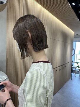 ロンドプロフィール 浦和(Lond profil) 【ワンランク上のボブ】切りっぱなしショートボブ【浦和】