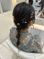 エクリフルール(equri fleur)&nbsp;【目黒】編みおろし お呼ばれヘアセット