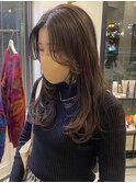 ロングレイヤー/ブラウンカラー/柔らかい印象にしたい方に◎