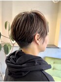 ☆髪質改善トリートメント ベージュ/ハイライト/ベリーショート