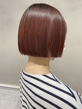 フェンヘアーアイス 中目黒(Fen.hair ici) 大人美人イメチェン大人丸みボブこなれヘアチェリーブラウン