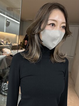 サイン 表参道(SIGN) ザクザクレイヤーカット巻き方簡単ミディアム ロング韓国表参道