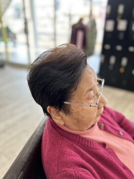 オレのカット ワタシのカラー マダムショート