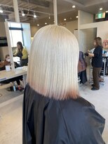 リア 布施店(Lia)&nbsp;エンドカラー/ホワイト×ピンク