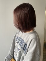 プラスディー(+D)&nbsp;ほんのりワインレッドボブ