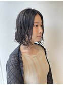 キレイめカジュアルボブパーマ