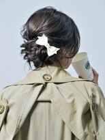 ロアー ヘアー マチルダ 千葉店(RAWR hair MATILDA)&nbsp;【RAWR】ドレスヘアくるりんぱシニヨン葛西ヘアセット