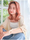 ANGELICA 外はねオレンジブロンドカラー