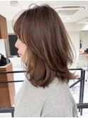 ハイライトバレイヤージュダブルカラーケアブリーチ30代40代