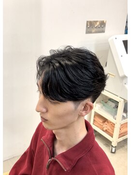 エッジ(EDGE) 大分メンズ毛流れニュアンスフェザーパーマセンターパート