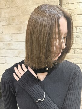 シャル オカチマチ 上野御徒町(shalu) シースルーボブ