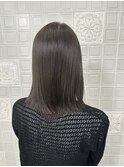 透明感アッシュベージュ