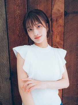 サニーデイ 横浜戸部店(SUNNY DAY) ミディアム外ハネスタイル