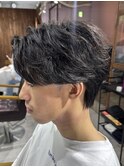 ニュアンスパーマセンターパートフェザーパーマ静岡/草薙