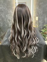 カラーズヘアー(Colors hair) 【Colors hair 田宮】バレイヤージュ風ハイライトシールエクステ