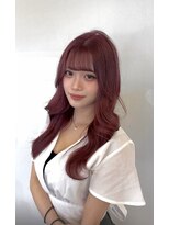 デコヘアーチーノ(DECO HAIR Ccino)&nbsp;ピンクレッド