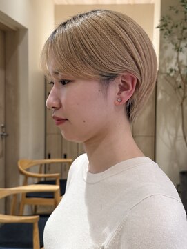 トリッカ シブヤ(TRICCA SHIBUYA) ショートボブ 丸みショート マッシュショート ダブルカラー