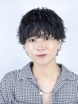 オーシャントーキョー 大阪(OCEAN TOKYO)&nbsp;シャドウパーマ波巻きパーマツーブロックマッシュショート