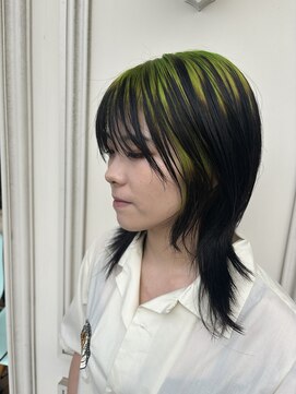 グラスペディア(graspedia) 根本デザイン[ライムグリーン×ブラック]