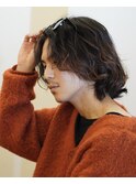 【メンズミディアム】メンズロングスパイラルセンターパート