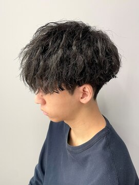 ゆるめ王道ツイストスパイラルパーマ【下北沢/men's】