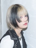 ヘア サロン イエロー(hair salon YELLOW)&nbsp;金黒ショートウルフ