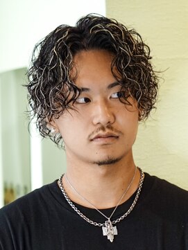 スペインカール/プードルパーマ/メンズパーマ/ニュアンスパーマ