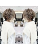 バンプ ギンザ(BUMP GINZA) 30代40代50代大人ショート髪型丸顔前髪なし似合わせ 安