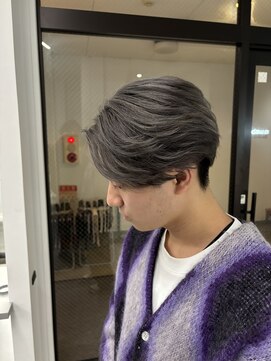 ナンバー 竪町(number+) 冬おすすめ☆毛流れハンサムショートセンターパートメンズ