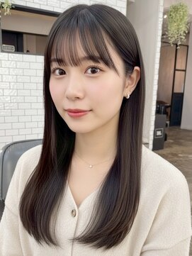 ミュージアム(MUSEUM) ローレイヤー+暗めグレージュ レイヤーカット 神戸 三宮 三ノ宮