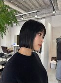 冬大人気！暗めボブ