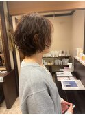 着物ヘア/大人ガーリー/ダークアッシュ/似合わせカット/辻堂