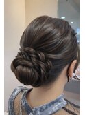 結婚式　ヘアセット