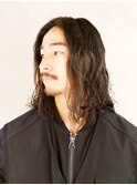 ロング　理容室 バーバー パーマ