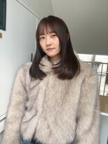 ローレンジウ(LOREN JU) 着物ヘア/ダークアッシュ/ミディアムレイヤーカット/名古屋名駅