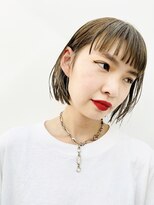 ドロップ(drop)&nbsp;ハッシュボブ×ミルクティーブロンド〈表参道/青山　drop〉