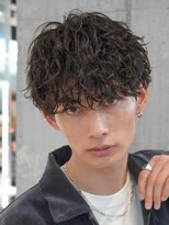 フィフス 大分(fifth)&nbsp;大分ツイストスパイラルパーマメンズカットラウンドマッシュ緩め