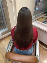アクシス 栄店(`AXIS)&nbsp;森崎ワンホンレイヤー/ミルクティーブロンド/ダークブルー/栄
