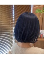 ラメールアヴェダ イオンモール秋田店(Lamelu AVEDA)&nbsp;透けるネイビーブルー