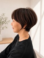 ドアベルヘアリビング(Door Bell hair Living) 大人女性に似合うナチュラルショート