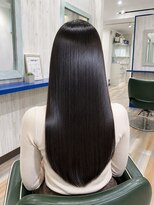 ルートヘア 辻堂店&nbsp;髪質改善縮毛矯正艶髪ロング美髪ストレートうねり広がり改善上品