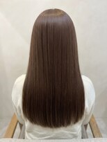 ライナス(Linus)&nbsp;大人可愛い髪質改善カラーマロンベージュ透明感ストレート