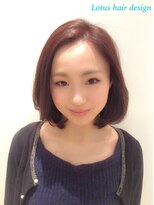 ロータス ヘアデザイン 船橋店(Lotus Hair Design) 【Lotus　hair design】フンワリエアリーボブ♪