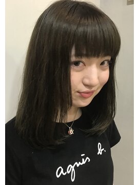 エイチ(H eitf) 【ナチュラルロング カーキグレージュ エイチ原宿/小島遥香】